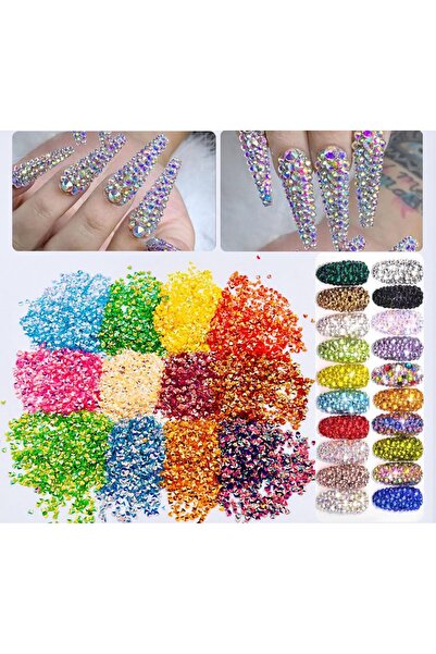 ROWENAROSE Tırnak Süsleme Ve Makyaj Taşı, Kolay Uygulanabilir, Nail Art Tırna...