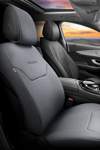 Otom Premium Leather Smoked - Exclusive Protective Car Seat Cushion