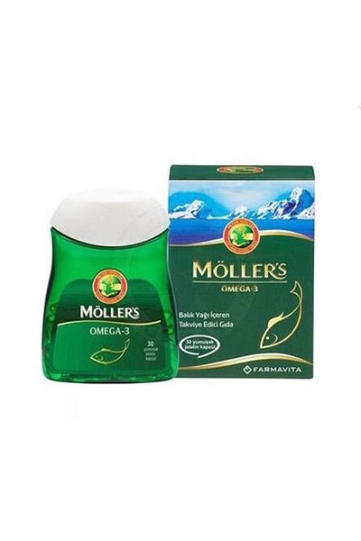 Möller's 30 Soft Capsules Omega-3 Food Supplement