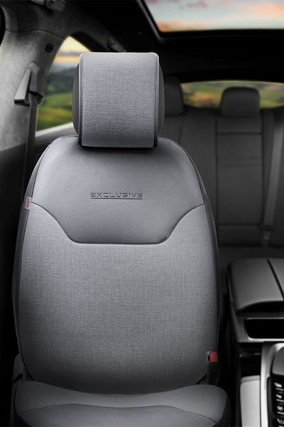 Otom Exclusive Protective Car Seat Cushion Premium Linen Smoked