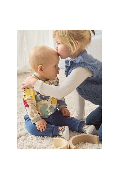 MAYORAL Winter Baby Boy S-shirt Pants Set Dark Blue