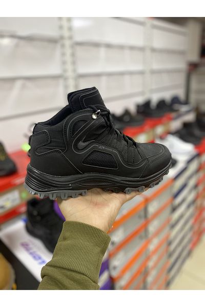 M.P. M.P 222-2603 Μαύρο χρώμα SoftShell Άνετη σόλα Χειμερινές μπότες εξωτερικού χώρου