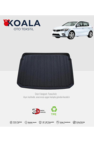 KoalaOtoTekstil Kia Ceed Hatchback (2008-2011) 3d Bagaj Havuzu