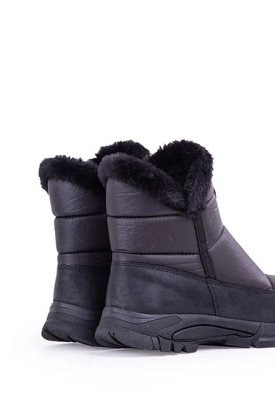 Pierre Cardin 52592 Γυναικείες μπότες με αντιολισθητική σόλα με γούνα και φερμουάρ