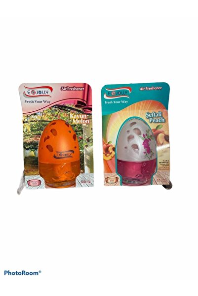 E-JOLLY Küre-kavanoz Koku Kavun + Şeftali 2 Adet 100ml