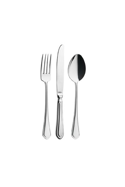 Lugga Mira 6 Person Dessert Fork Spoon Knife Set 18 Pieces