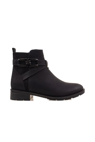 Trend Adımlar Μαύρα Stella γυναικεία casual μποτάκια