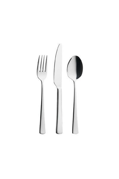 Lugga Nida Dessert Fork Spoon Knife Set for 6 Persons 18 Pieces