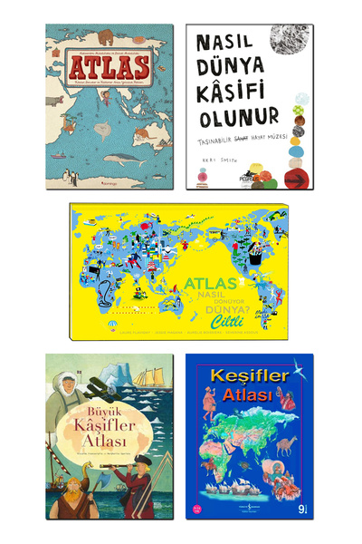 TÜRKİYE İŞ BANKASI KÜLTÜR YAYINLARI Nasıl Dünya Kaşifi Olunur Büyük Kaşifler Atlası Keşifler Atlası Nasıl Dönüyor Dünya? Atlas Domingo