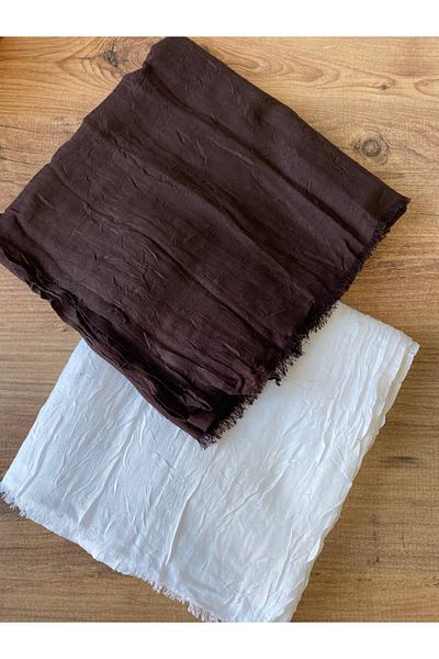 Nilbutik 2-pack Bamboo Krash Shawl