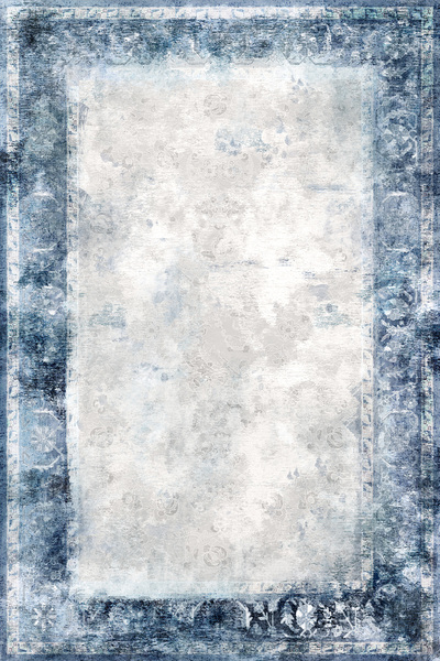 Rugs Modern Halı Διακοσμητικό χαλί με δημιουργικό σχέδιο Mira Ice Blue Mira 1534