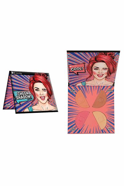 Cecile Eyeshadow & Blush Palette - Cheek Shadow 018698438606424