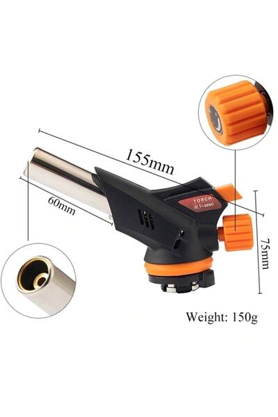 Genel Markalar Ws-509c Bütan Gaz Torch Kamp Pürmüz Başlığı
