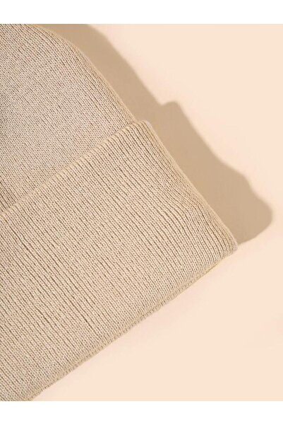 Eke Tekstil Unisex Katlamalı Kışlık Örme Bere