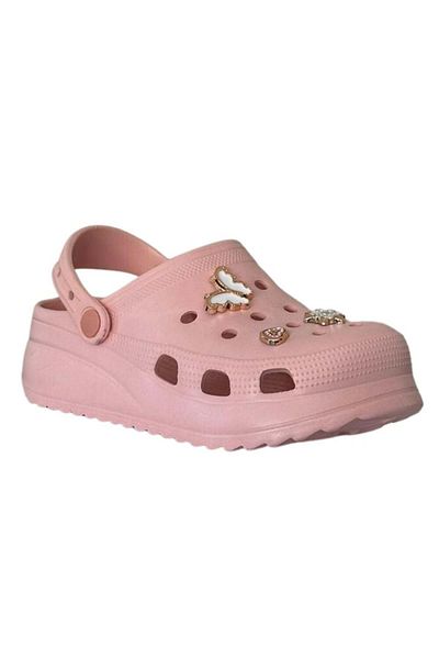 Akınal Bella E428 Salmon Women's Hospital Sabo Slippers Sandals