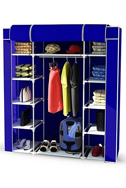 YükselenTicaret Güçlendirilmiş Çelik Profilli 12 Raf+60 Cm Askılık Çift Yanda...