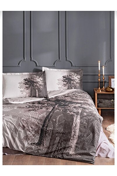 Özdilek طقم غطاء لحاف مفرد باللون الوردي الزان