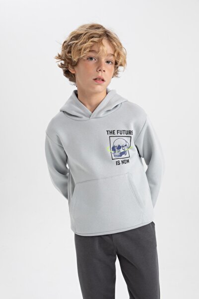 DeFacto Chlapecká silná mikina s kapucí B2041A823Wn