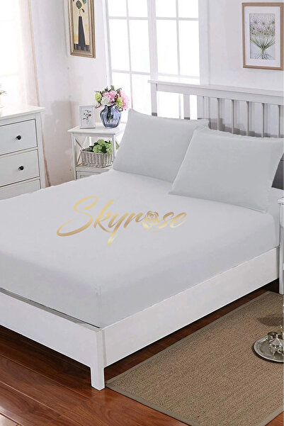 Skyrose Single Economical Pollycotton Bed Sheet - 100x200 Elastic