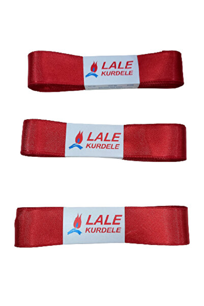 yörük tuhafiye Kırmızı Saten Kurdale , Kurdela , Kurdele.. .en. 3 Cm 10 Metre...