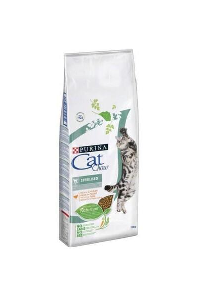 Cat Chow Sterilised Kısırlaştırılmış Tavuklu Yetişkin Kedi Maması 15 Kg