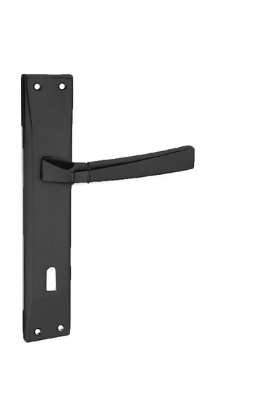 bersayapı Almond Mirror Room Door Handle Black 1 Set (Mounting Screw) - Right - Door Handle - Without Warranty - Stainless
