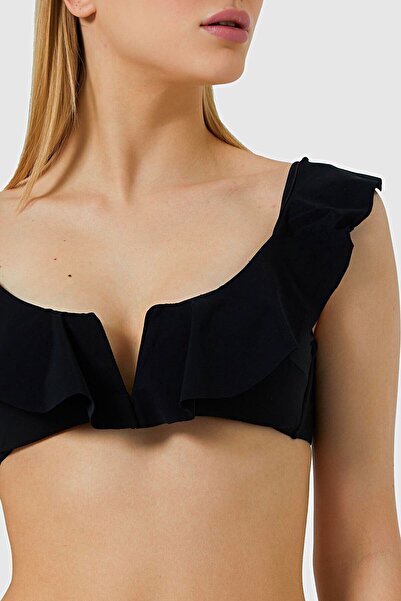 AYYILDIZ 5400 Black Frilly Bikini Set