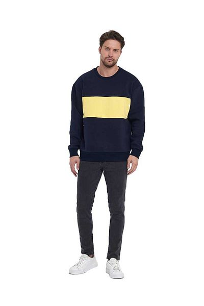 Adams Ανδρικό φούτερ με 3 νήματα Oversize