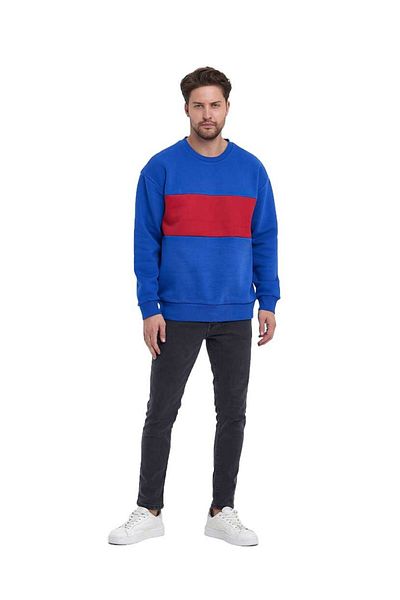 Adams Ανδρικό φούτερ με 3 νήματα Oversize