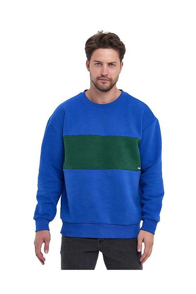 Adams Ανδρικό φούτερ με 3 νήματα Oversize
