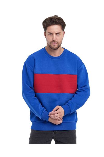 Adams Ανδρικό φούτερ με 3 νήματα Oversize
