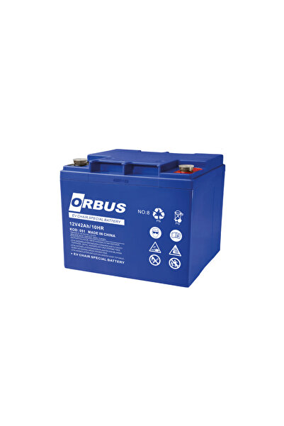 ORBUS 12v 42ah Engelli Araç Aküsü