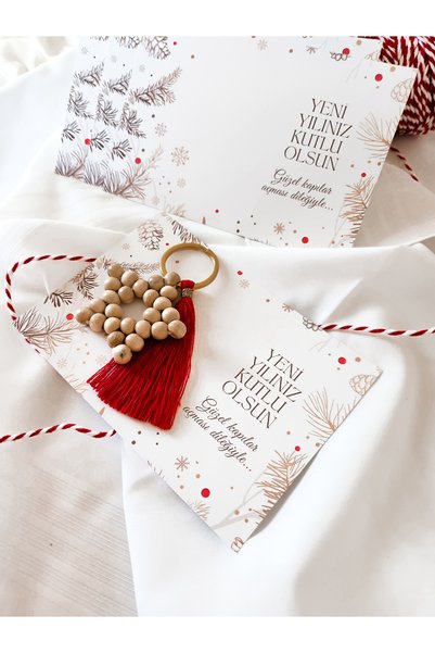 Çikoleyt Design Product Card - New Year Card, Happy New Year Card (10x14cm) 50 Pieces
