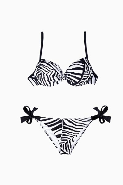 AYYILDIZ 40681 Siyah Push-Up Bikini Takımı