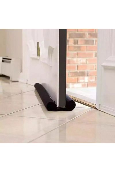 Arnee 5 Pieces Under Door Anti-Wind Black Insulation Tape Anti-Cold Double Sided Heat Insulation