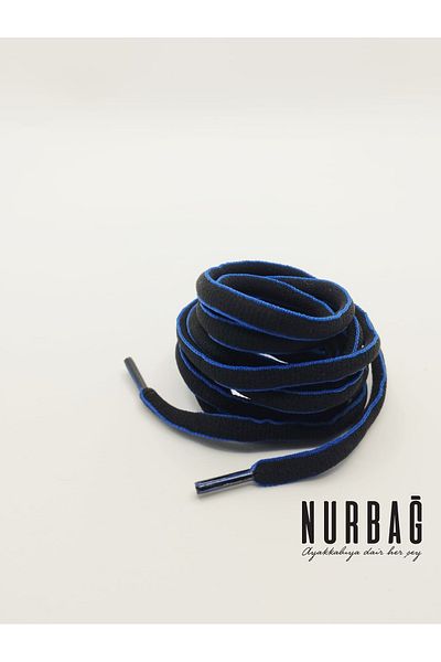NURBAĞ DOKUMA SPORTS SHOES BLACK BLUE PASSIONABLE 85 CM 1 PAIR BS7