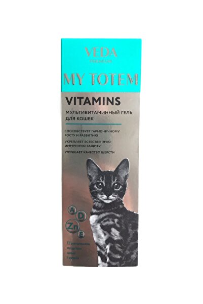 Veda Premium My Totem Cat Vitamins Jel -skt 10.2026-