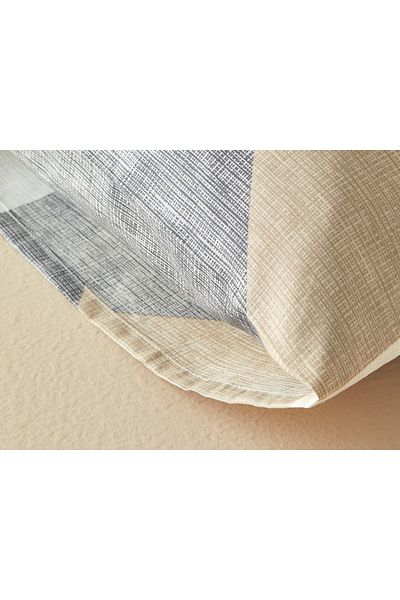 English Home Μαξιλαροθήκη Triad 2 Pack Easy-Iron - 50x70 cm Γκρι Μπεζ