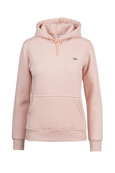 BSM Жіночий високоякісний з капюшоном, 3 нитками шардоном, спортивний з кишенями-кенгуру, зимовий світшот