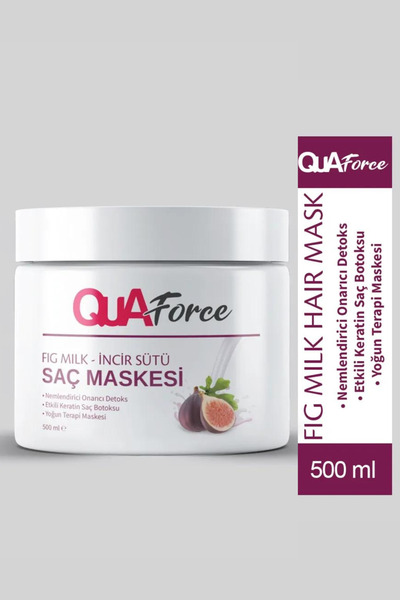 QUAforce Incir Sütü Saç Maskesi Nemlendirici 500 Ml