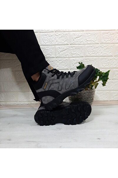 LUTTOON Ανδρικές μπότες με φερμουάρ 2035 καπνιστό-μαύρο γούνινο δέρμα, αντιολισθητικές