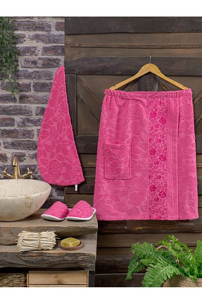 PHILIPPUS BATH TOWEL ASİYA WOMEN SAUNA SET