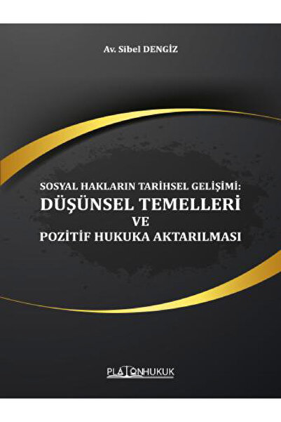 Genel Markalar Sosyal Hakların Tarihsel Gelişimi: Düşünsel Temelleri ve Pozit...