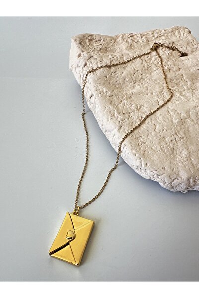 Ladies&Gentlemen القلب المغلف نموذج الصلب قلادة