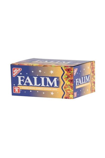 Falım Single Chewing Gum Mixed Fruit Flavored 100 Pieces