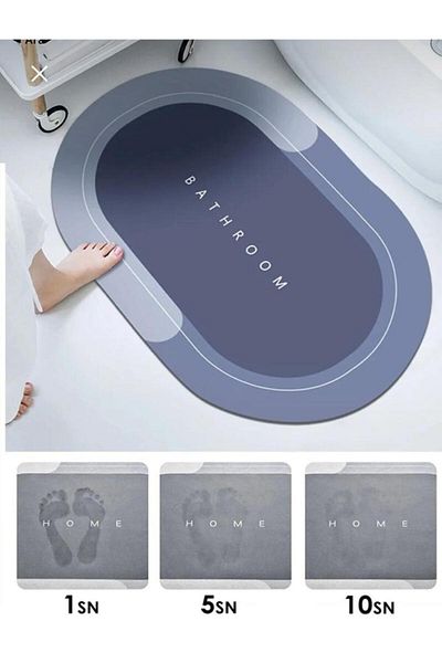 TRUSTMODA Covoraș de baie magic, rezistent la scurgeri, cu uscare rapidă - baie - bucătărie - podea umedă - covoraș pentru abluție 40*60 cm