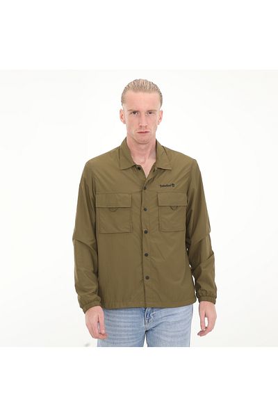 Timberland Timberland B0A6NU13021-R Ανδρικό πράσινο μπουφάν - Dwr Lw Shirt Jacket