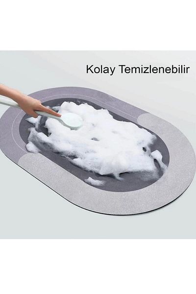 TRUSTMODA Covoraș de baie magic, rezistent la scurgeri, cu uscare rapidă - baie - bucătărie - podea umedă - covoraș pentru abluție 40*60 cm