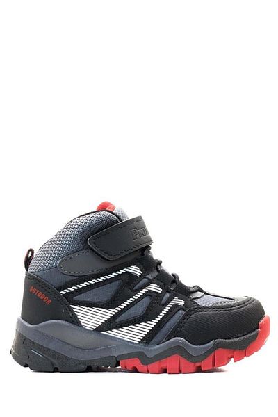 Promax 1859 Boy Preschool Gray/Red Outdoor Boots