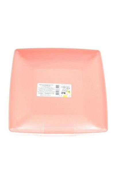 Kumsal Mutfak Square Cake Plate 190x190x20 mm (2 Pieces)